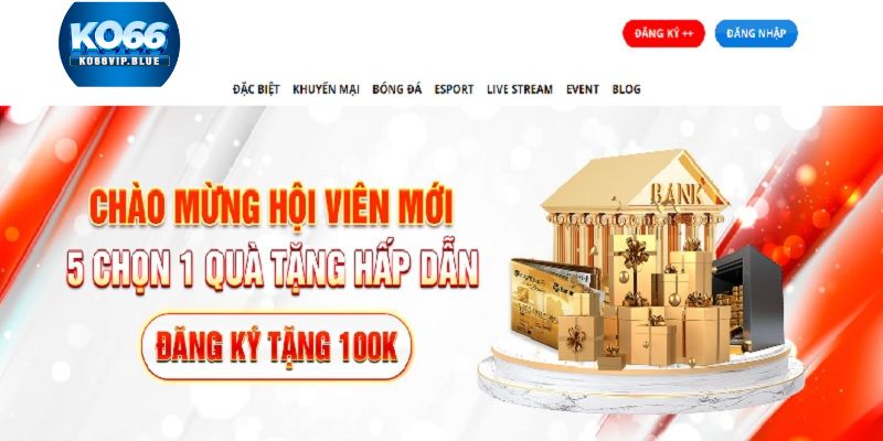 Đăng ký KO66 ngay để nhận loạt ưu đãi giá trị dành cho người mới